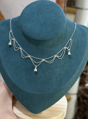 超美铃兰蕾丝项链来啦