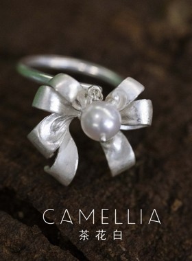 原创设计蝴蝶结戒指小众不撞款