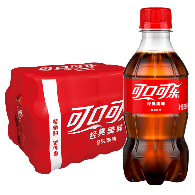 Coca-Cola/可口可乐雪碧芬达汽水组合300ml小瓶零度可乐无糖雪碧-图1