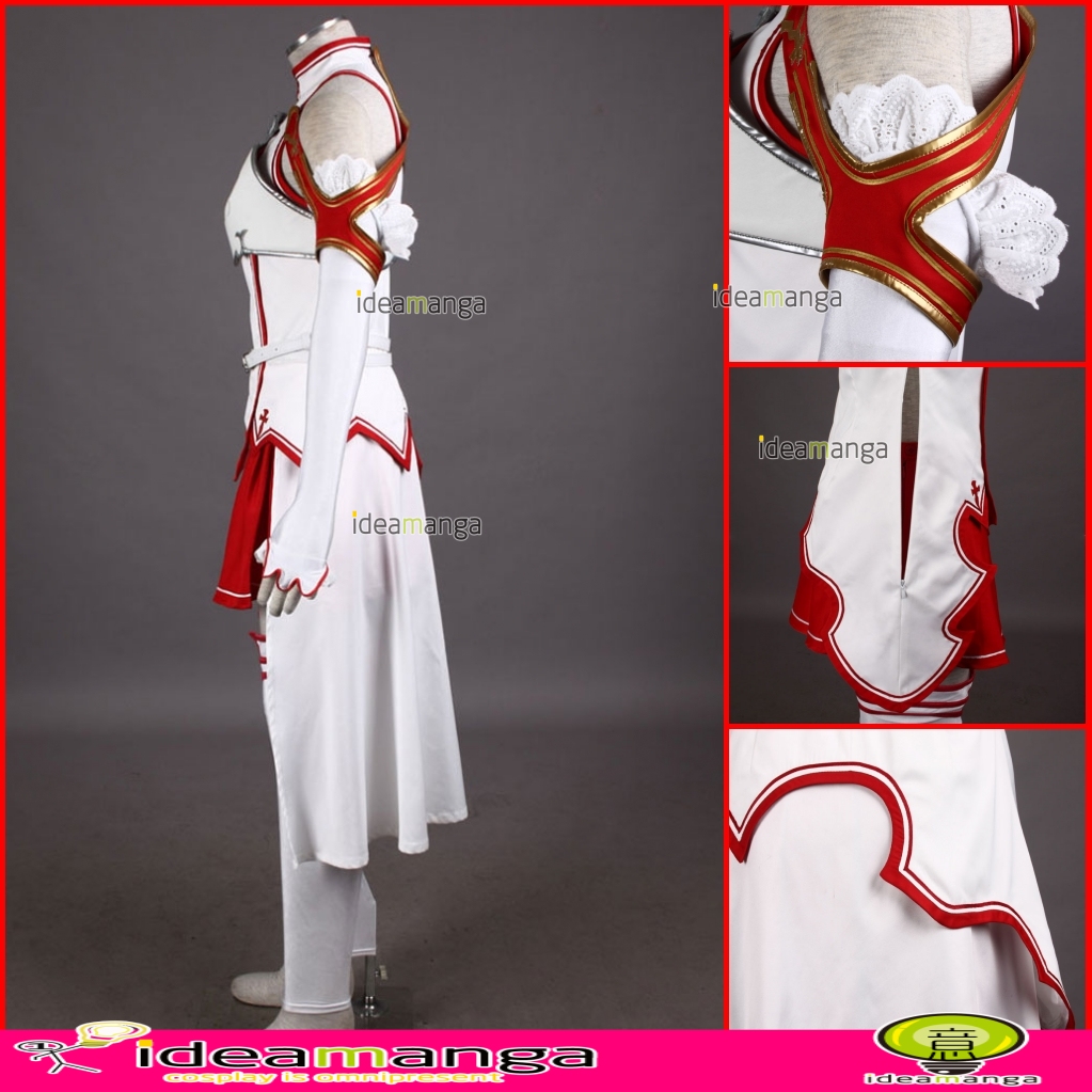 cosplay衣服装刀剑神域整装结城明日奈亚丝娜Asuna cos衣装至尊版 - 图0