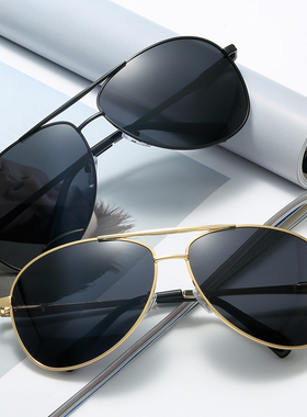 加大码蛤蟆镜大脸偏光镜