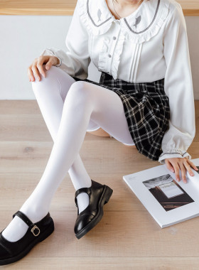 过膝袜子女夏季薄款堆堆袜显瘦腿
