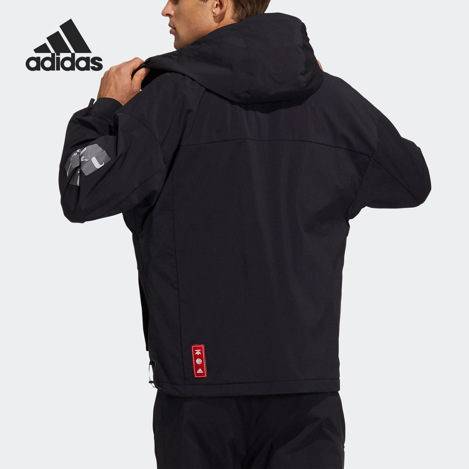 Adidas/阿迪达斯正品 春季男装男子运动休闲夹克外套GP1821 - 图0
