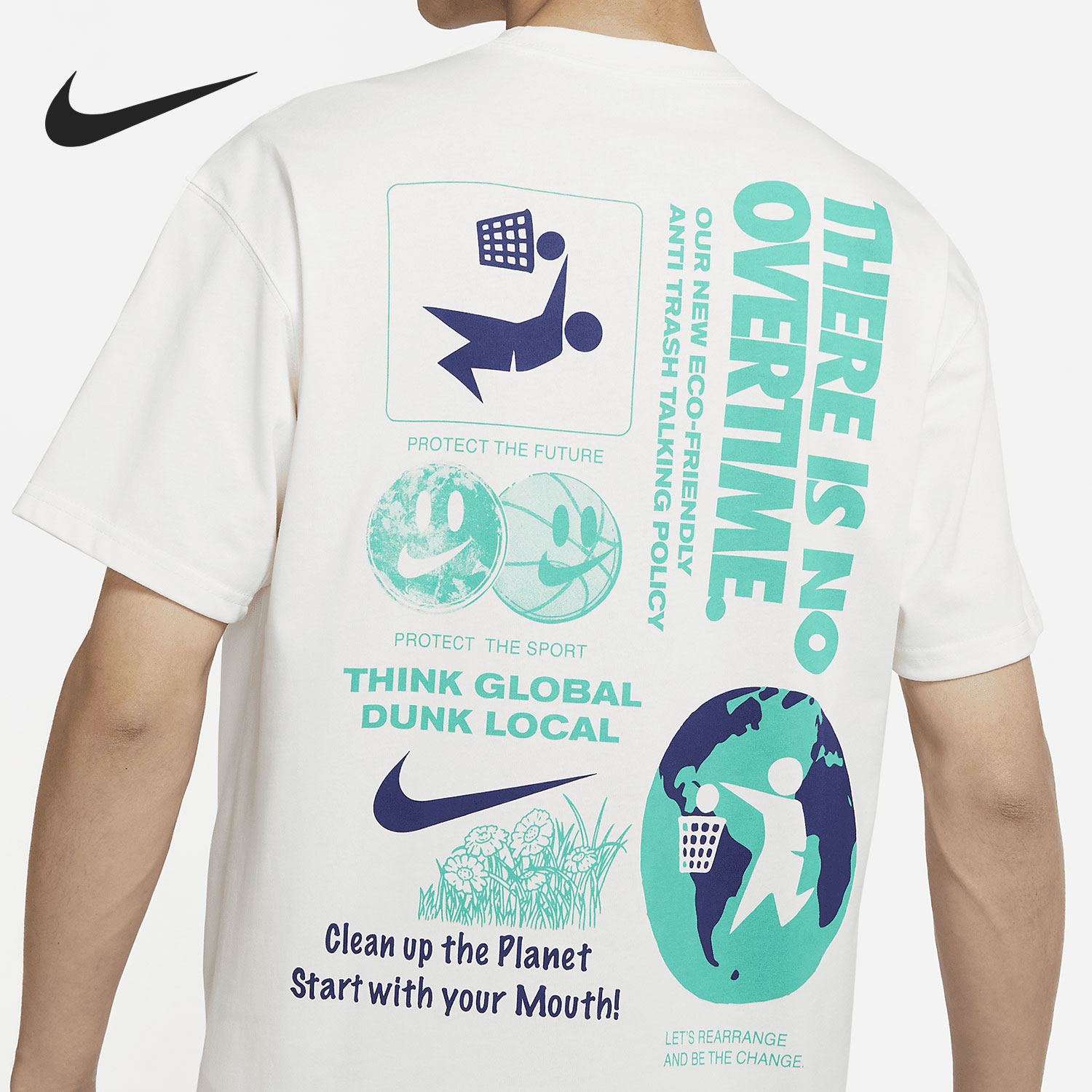 Nike/耐克正品新款男子夏季圆领潮时尚休闲运动短袖T恤DJ1577-901 - 图2