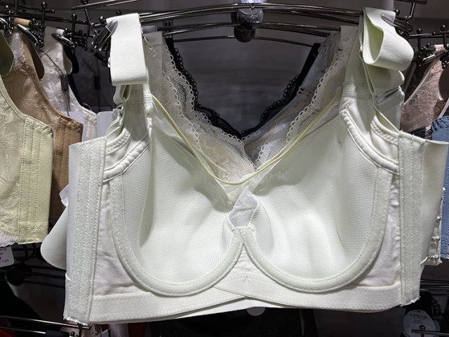 Yuanrou full cup CD through cup ultra-thin slim bra