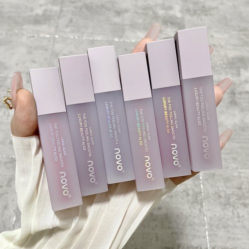 NOVO唇釉哑光雾面不沾杯不掉色平价口红高级感淡妆素颜显白学生党 - 图2