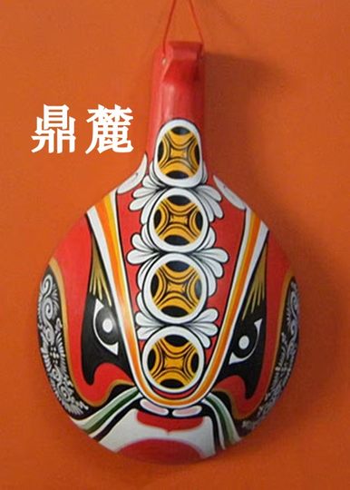 Folk handicrafts, folk horse spoon facial makeup