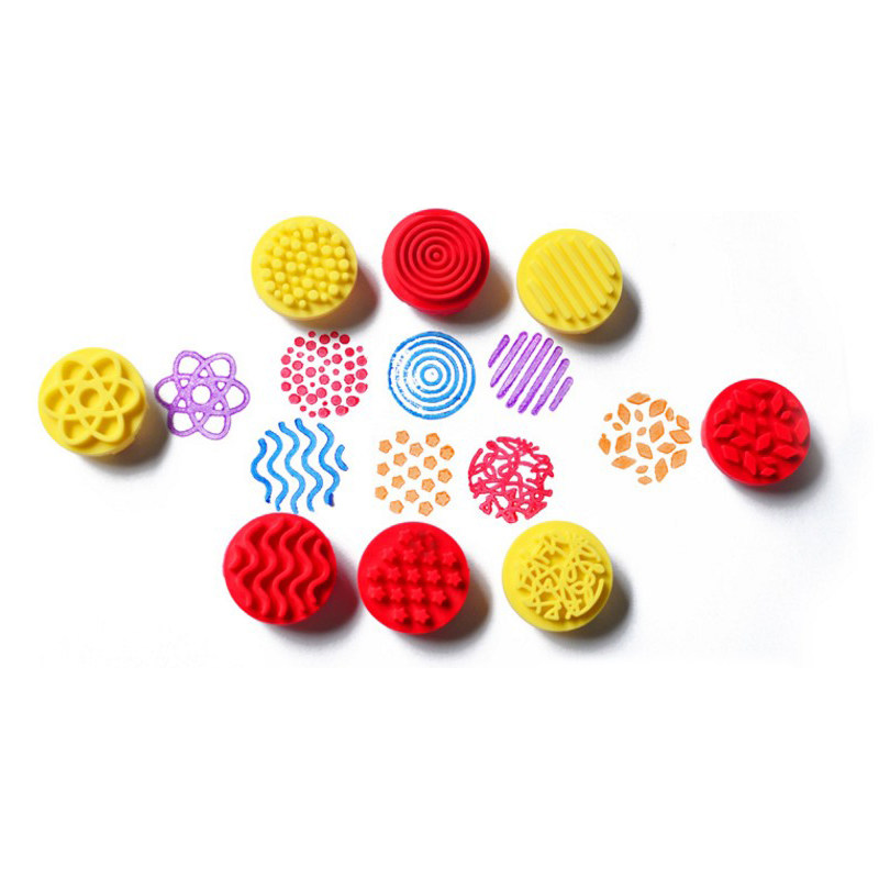 手指印章24支 手掌印章擀面杖橡皮泥造型工具 儿童手工手指画DIY,淘宝优惠券,粉丝福利购,淘宝优惠卷