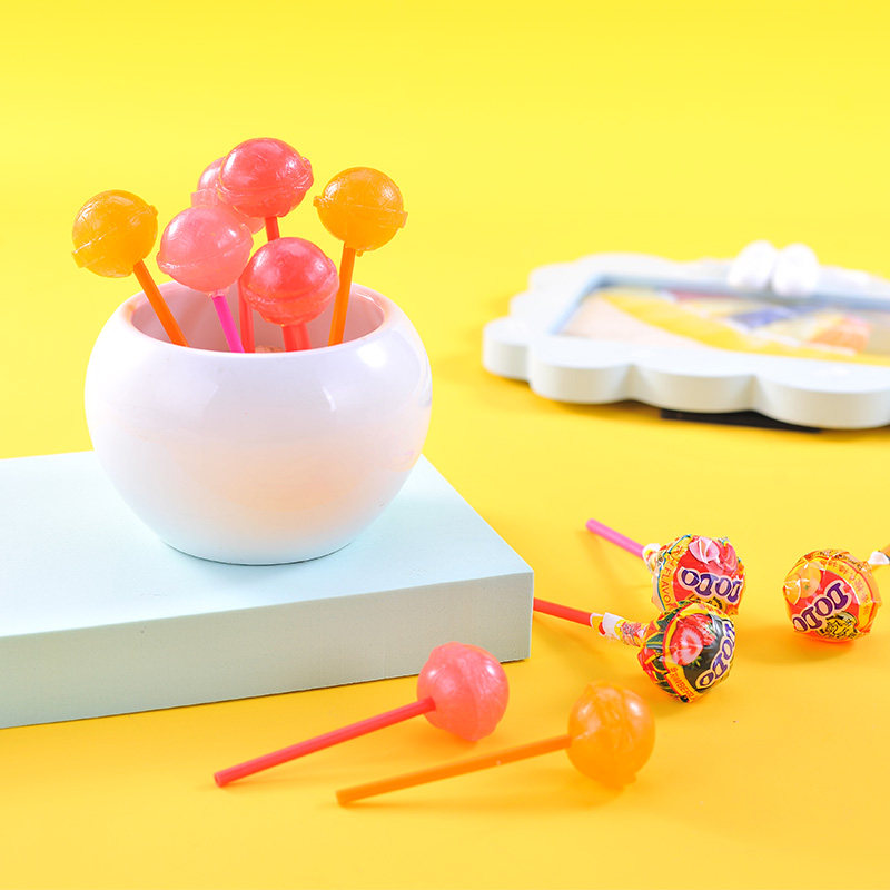 徐福记棒棒糖108支儿童小零食奖励学生小朋友糖果桶装DoDo多嘟棒 - 图2