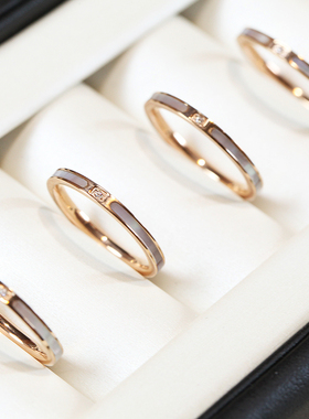 超细戒指秀气关节食指戒日韩百搭