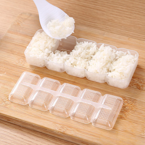 军舰饭团模具五联体三连体DIY紫菜包饭做寿司器便当寿司工具套装 - 图0
