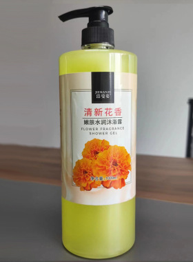 洁曼姿沐浴露玫瑰香氛牛奶嫩滑