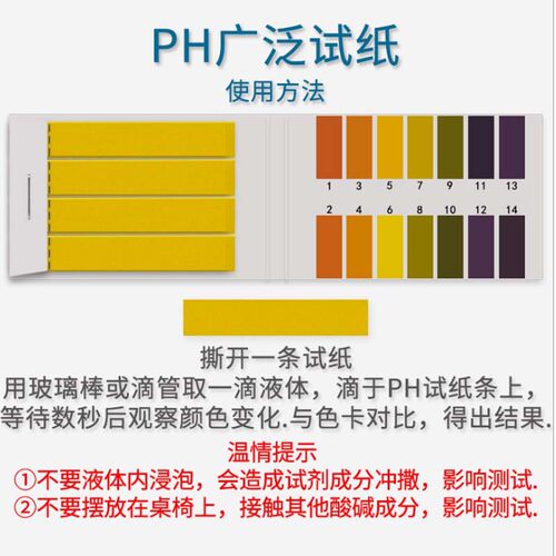 试纸1-14 PH酸碱试纸PH值测试 可测强酸强碱手工皂化妆品酸碱度- - 图1