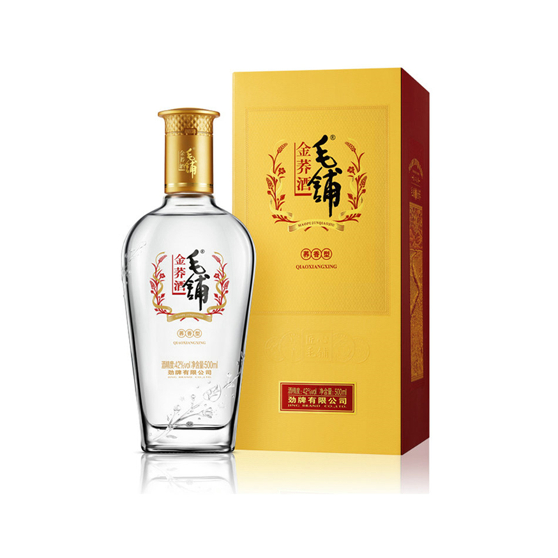 劲牌毛铺苦荞金荞酒42度500mL*6瓶整箱湖北优质名酒精酿含礼袋-图2