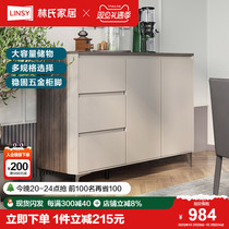 Lins Home Light Lavish Dining Side Cabinet Kitchen Storage Tea Water Cabinet Living Room Leaning Against Wall Home Furniture Lins Wood Industry