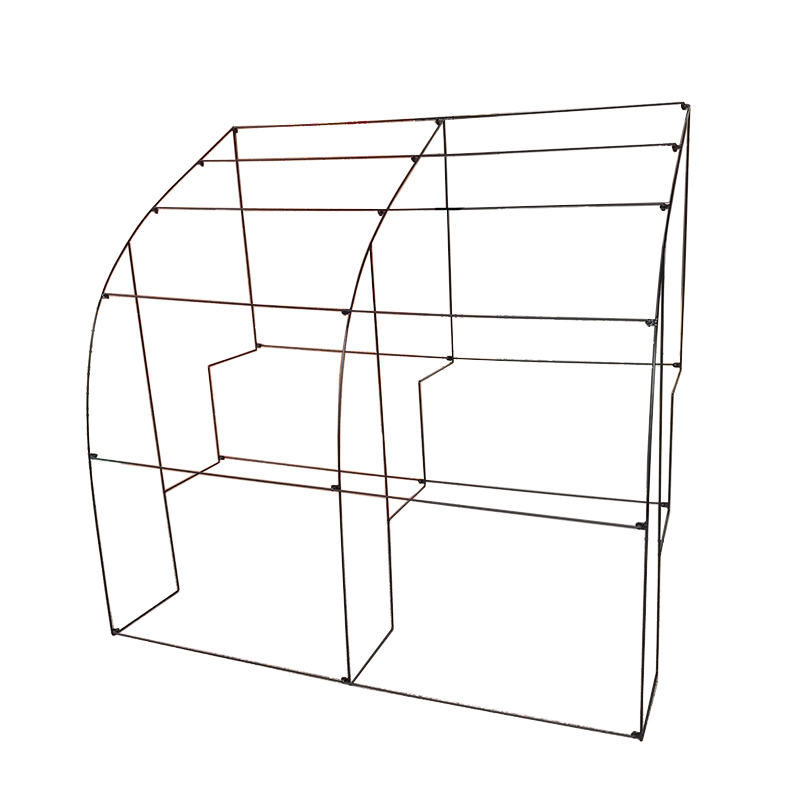 为落地多层阶梯式多肉花架定做雨棚架防雨防晒遮阳架子防冻温暖房-图3