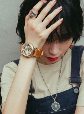 复古太阳神戒指印第安风格美式潮