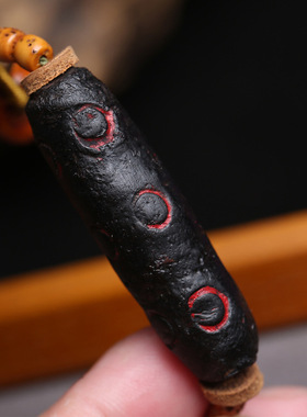 藏传宁玛派惹呼拉吊坠锁骨链铜擦擦回流骨箴言卡子星月菩提子项链
