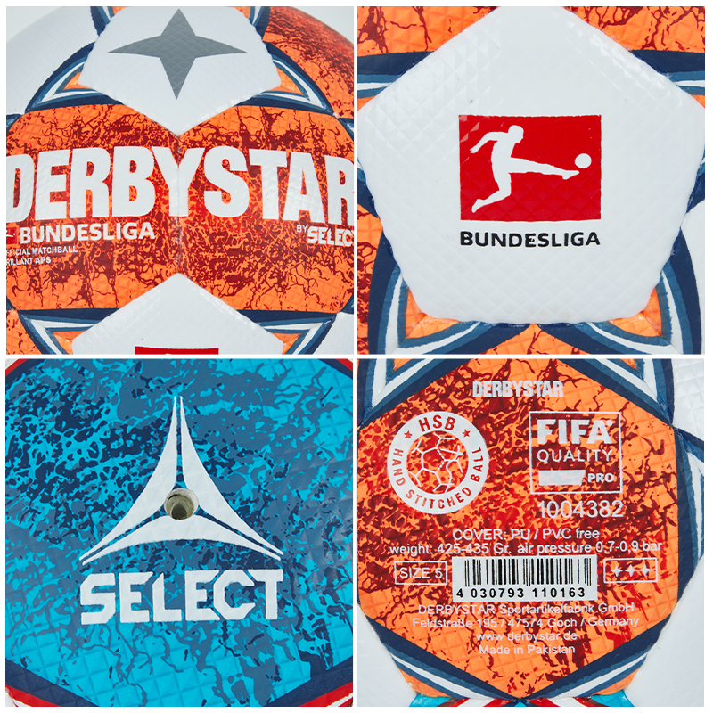 SFS DERBYSTAR德比星正品21-22德甲官方比赛用球手缝5号足球 - 图2