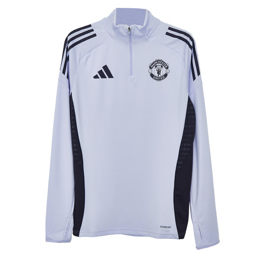 SFS阿迪达斯Adidas25/26曼联半拉链训练服长袖足球服男子KA8940 - 图3
