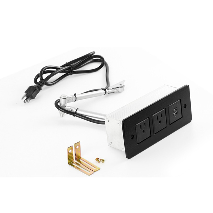 抽屉内部伸缩杆隐形内嵌插座式多媒体电脑隐藏折叠电源USB插座,淘宝优惠券,粉丝福利购,淘宝优惠卷