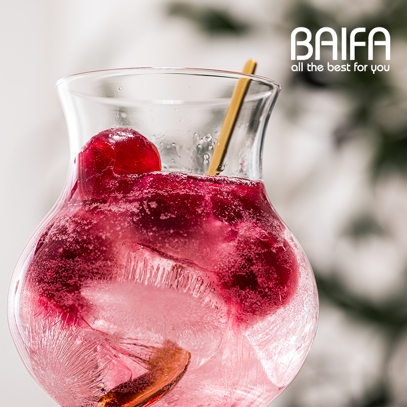 ins玻璃杯高级感小众设计大容量咖啡杯水杯杯子啤酒杯饮料果汁杯 - 图2