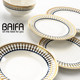 Creative light luxury western dining tableware steak plate plate set