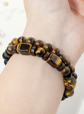 天然虎眼石手链女款轻奢小众精致