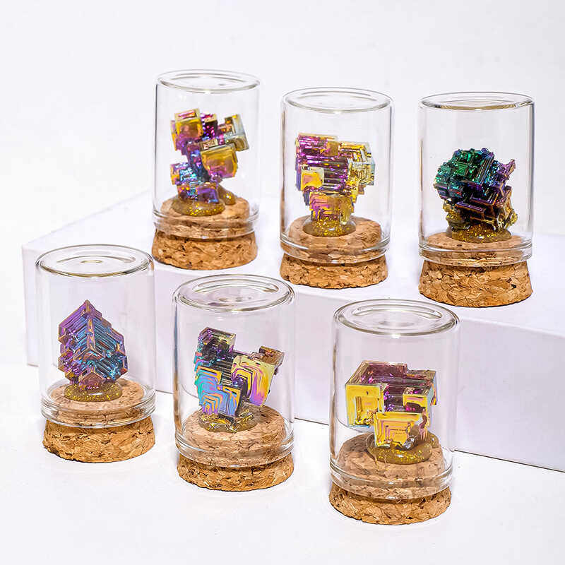 铋晶体金属化学元素创意礼物矿石原石收藏品摆件孩子科普教学标本,淘宝优惠券,粉丝福利购,淘宝优惠卷