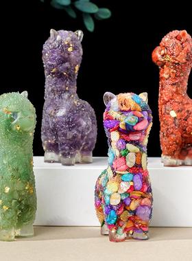 生肖老虎爷中国风树脂滴胶摆件