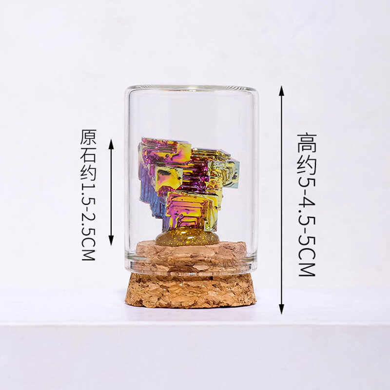 铋晶体金属化学元素创意礼物矿石原石收藏品摆件孩子科普教学标本,淘宝优惠券,粉丝福利购,淘宝优惠卷