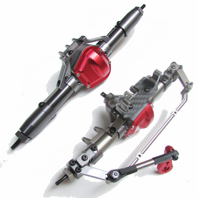 【DgLiLo】RC仿真攀爬车前后金属桥 直轴axial scx10车桥 D90 TFL - 图2