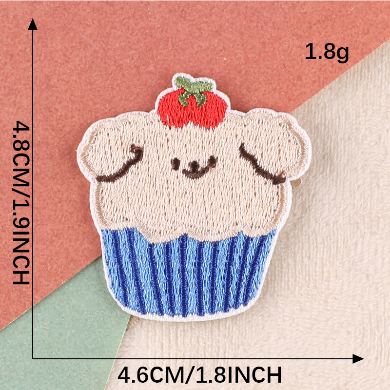 房子蛋糕太阳字母小熊LUCKY小羊箭头衣服装饰贴布贴花刺绣卡通3M