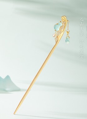 故宫淘宝千里江山发簪