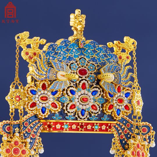 Forbidden City Taobao Phoenix Crown 3D AR Refrigerator Magnet