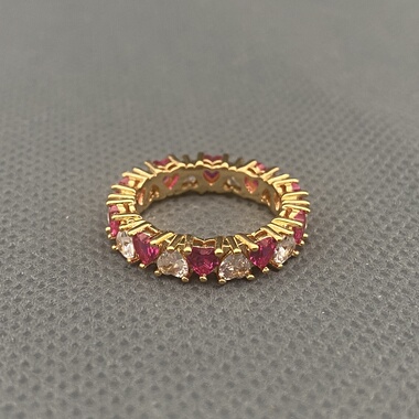 欧美外贸饰品时尚百搭个性夸张戒指女多款颜色戒指CH戒指