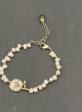 欧美外贸饰品时尚百搭个性手链女多款手链手饰珍珠手链真珍珠手链