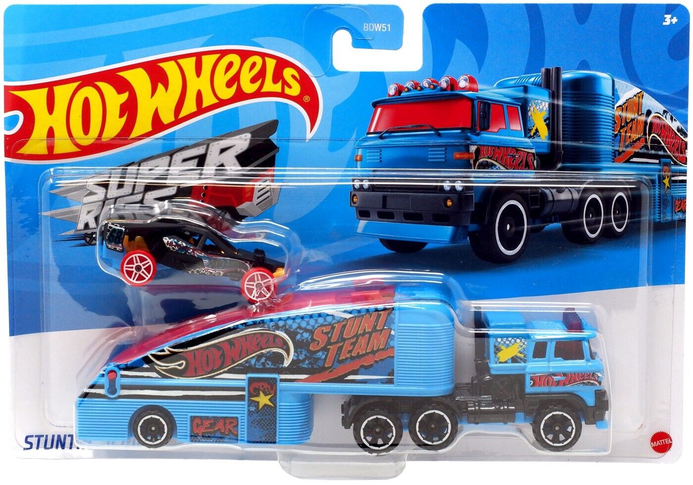 美国 HOT WHEELS/风火轮 Super Rigs运输货车系列玩具车-图2