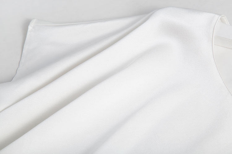 禁欲女神气质丝滑裸感she华高衬衫 执着真丝T恤