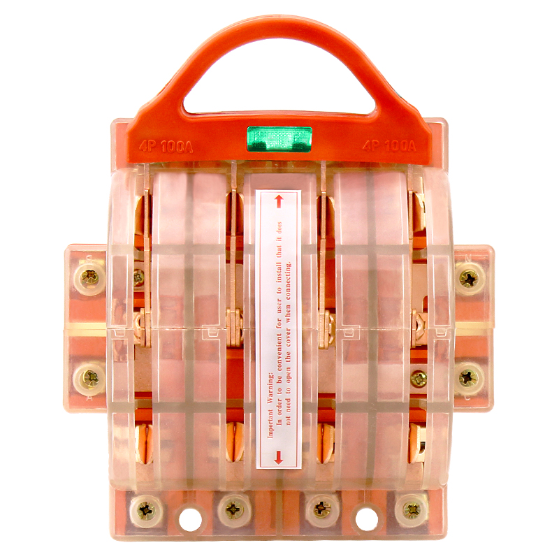双投双向闸刀开关4P63A100A160A225A透明双电源转换切换倒顺开关 - 图2