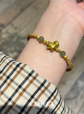 马上有钱新中式和田玉小马手绳女