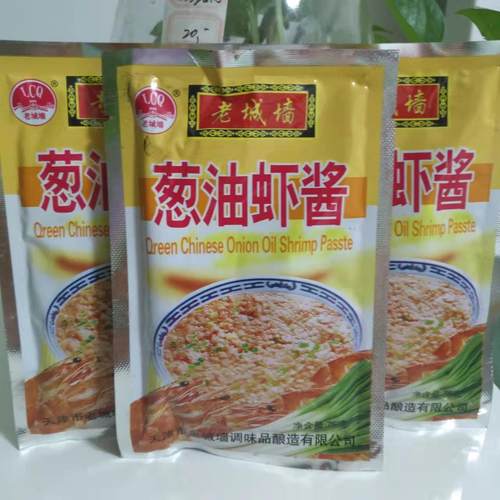 老城墙葱油虾酱75g*5袋虾酱调味酱佐餐开袋即食虾酱包邮 - 图0