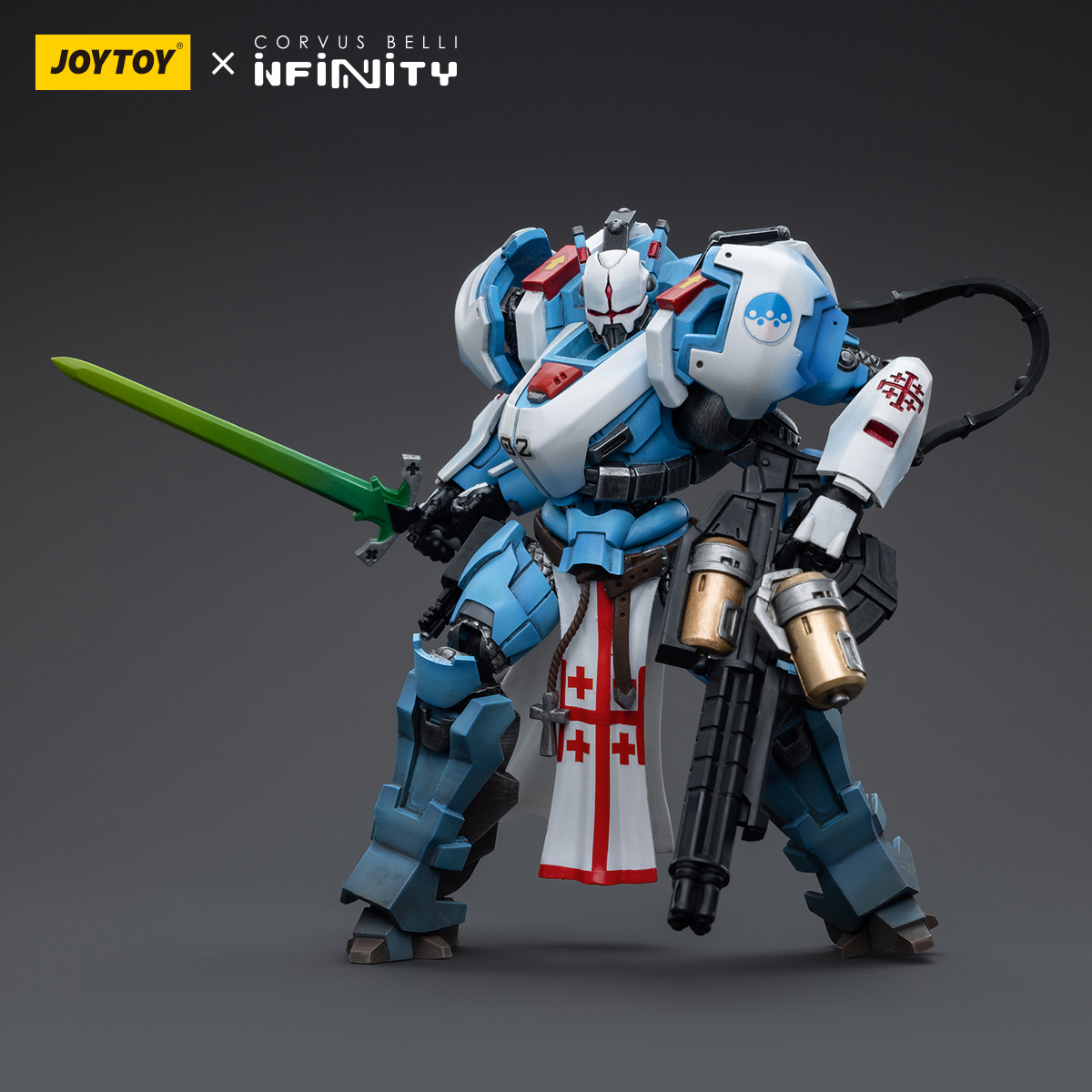 JOYTOY暗源 INFINITY 1/18泛大洋联盟圣墓骑士可动兵人模玩-图1