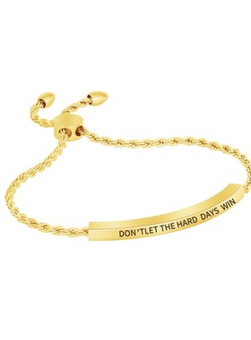 DIY刻字手链弧形男女个性链可调节可定制手绳饰品情侣配饰纪念品