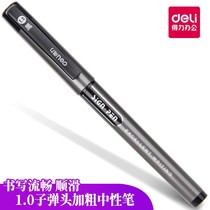Able s73 plus coarse signature pen 1 0mm thick wire amplitude black carbon water pen business office middle sex pen