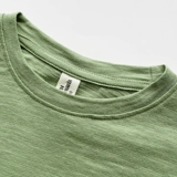 Детский лонгслив, осенняя хлопковая детская футболка подходит для мужчин и женщин для отдыха, круглый воротник, подходит для подростков