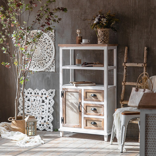 法式复古做旧浮雕乡村背景墙面玄关组合翅膀壁挂壁饰民宿墙面饰品 - 图0