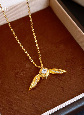 金色飞贼精致气质锁骨链