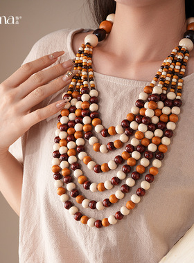 无注册商标欧美复古风多层项链