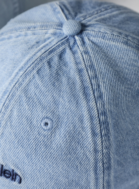 CKJeans情侣鸭舌帽刺绣棒球帽潮